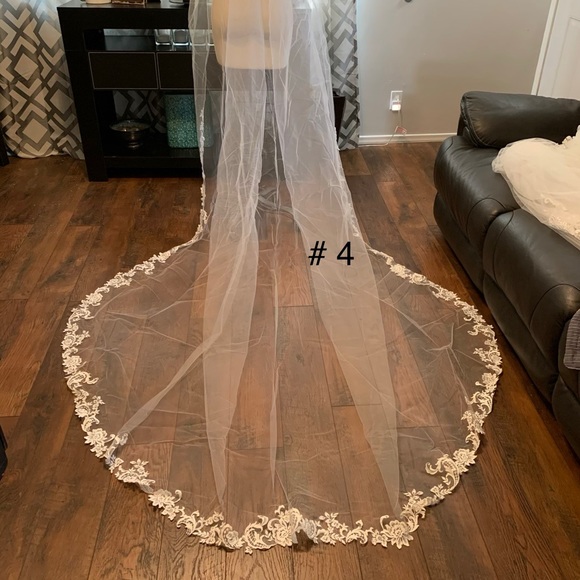 Wedding Veil, Bridal Veil, Tulle Veil, Long Veil - Picture 8 of 8